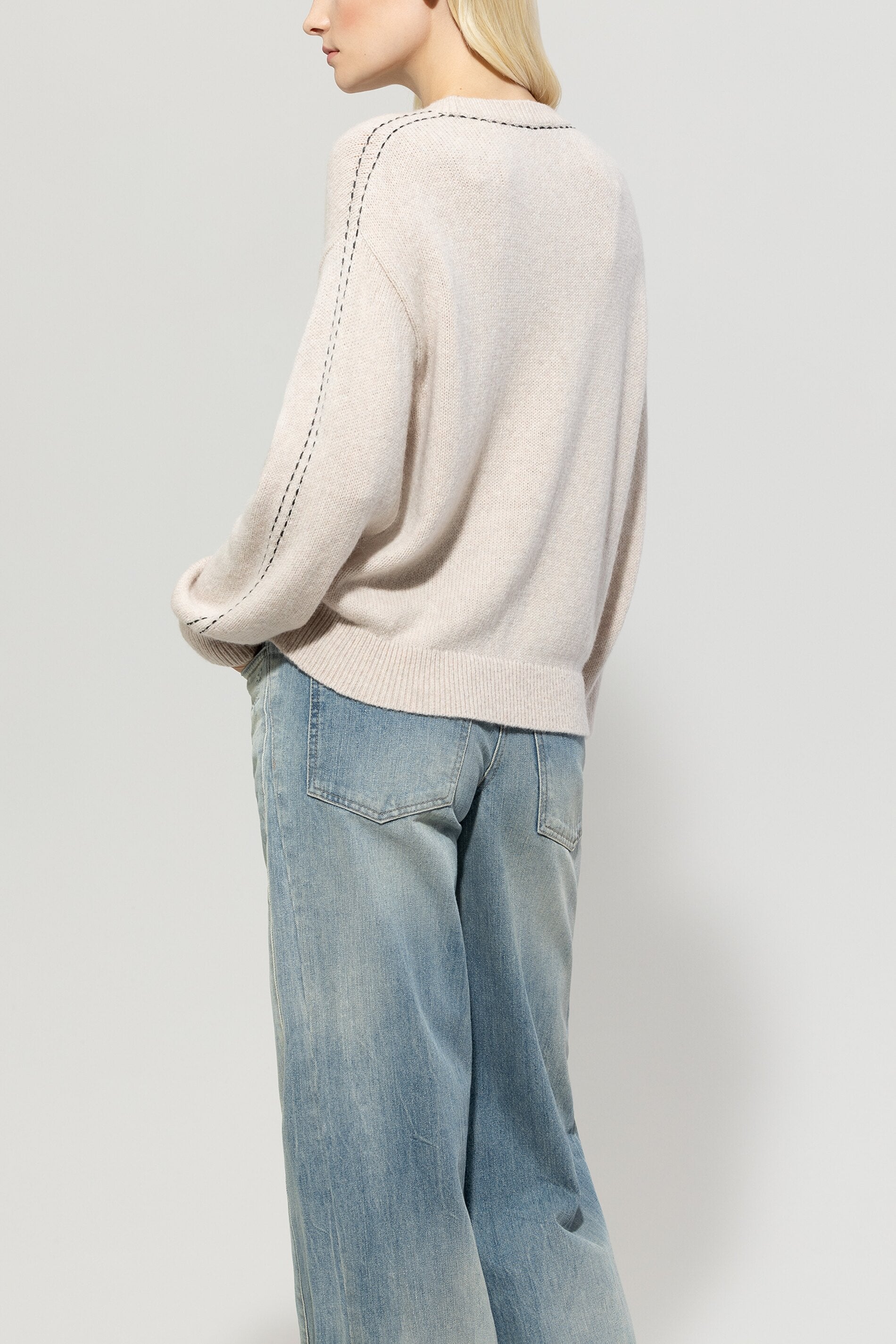 Luisa Cerano-Pullover aus Woll-Mix-Strick & Pullover-Black-Deal-Outlet-by-ARCHIVIST