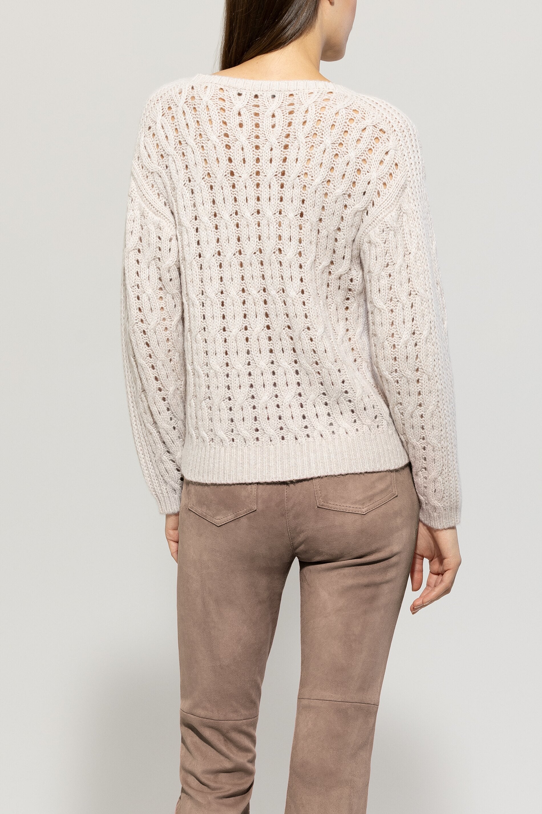 Luisa Cerano-Pullover aus Woll-Mix-Strick & Pullover-Black-Deal-Outlet-by-ARCHIVIST