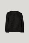 Luisa Cerano-Pullover aus Woll-Mix-Strick & Pullover-Black-Deal-Outlet-by-ARCHIVIST