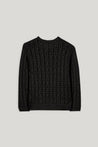 Luisa Cerano-Pullover aus Woll-Mix-Strick & Pullover-Black-Deal-Outlet-by-ARCHIVIST