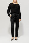 Luisa Cerano-Pullover aus Woll-Mix-Strick & Pullover-Black-Deal-Outlet-by-ARCHIVIST