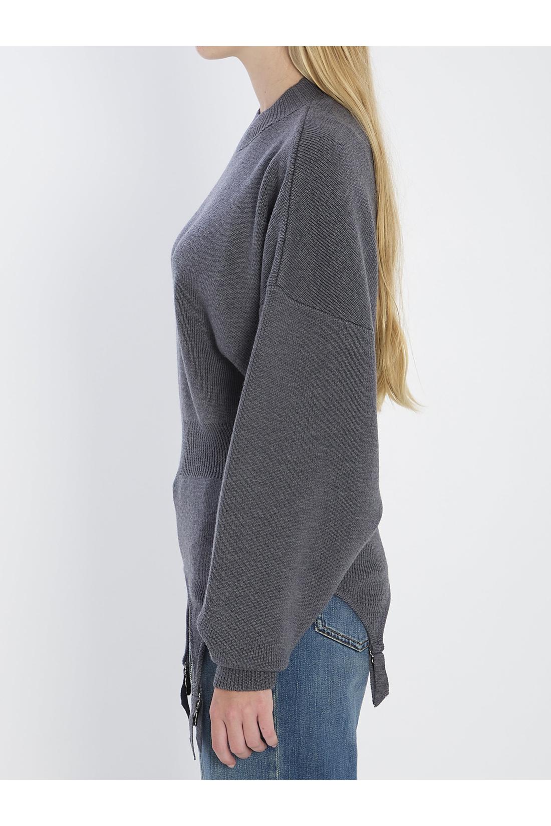 Jean Paul Gaultier-OUTLET-SALE-Pullover with lingerie garter-ARCHIVIST