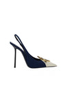 SAINT LAURENT-OUTLET-SALE-Pump Blau-ARCHIVIST