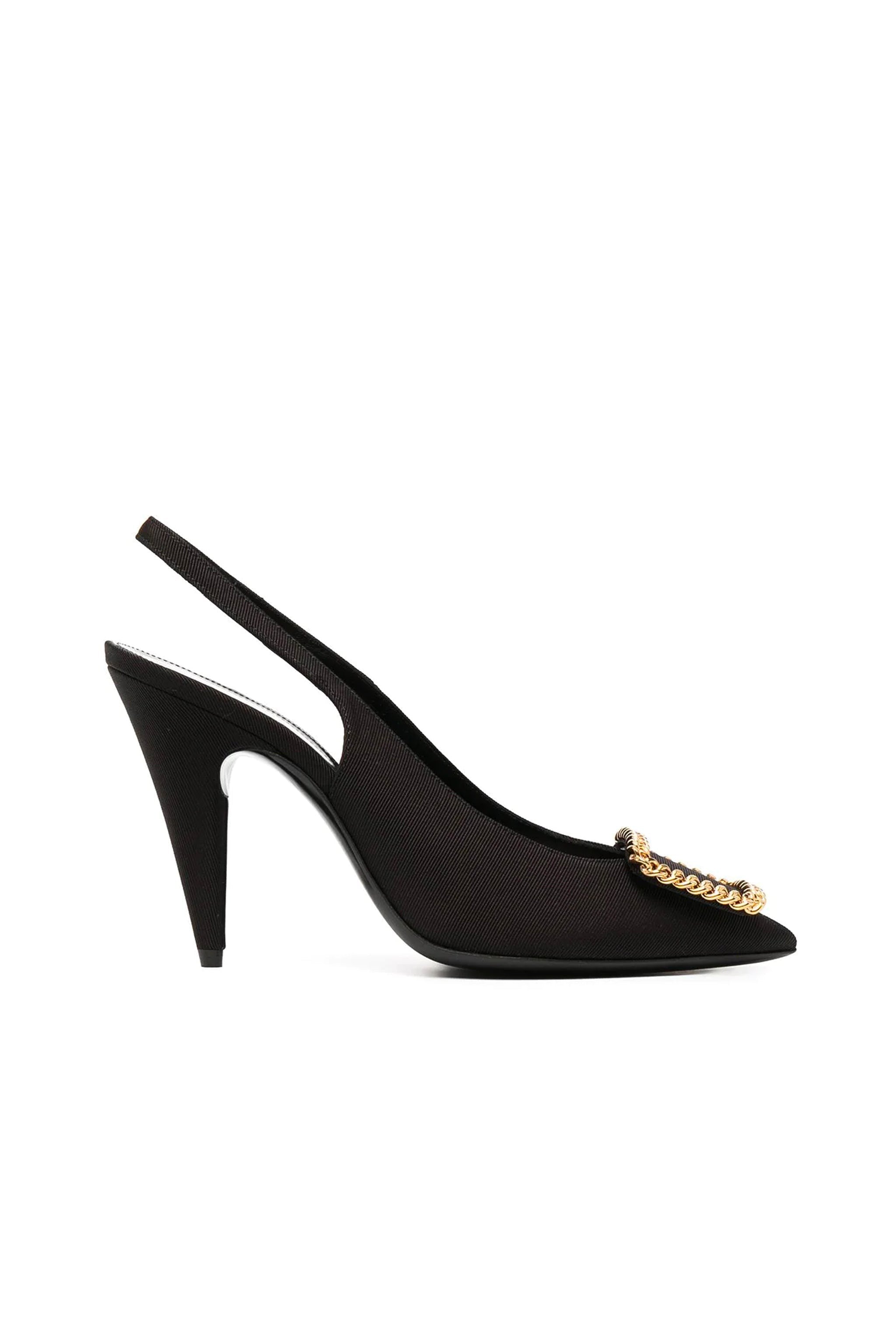 SAINT LAURENT-OUTLET-SALE-Pump Schwarz-ARCHIVIST