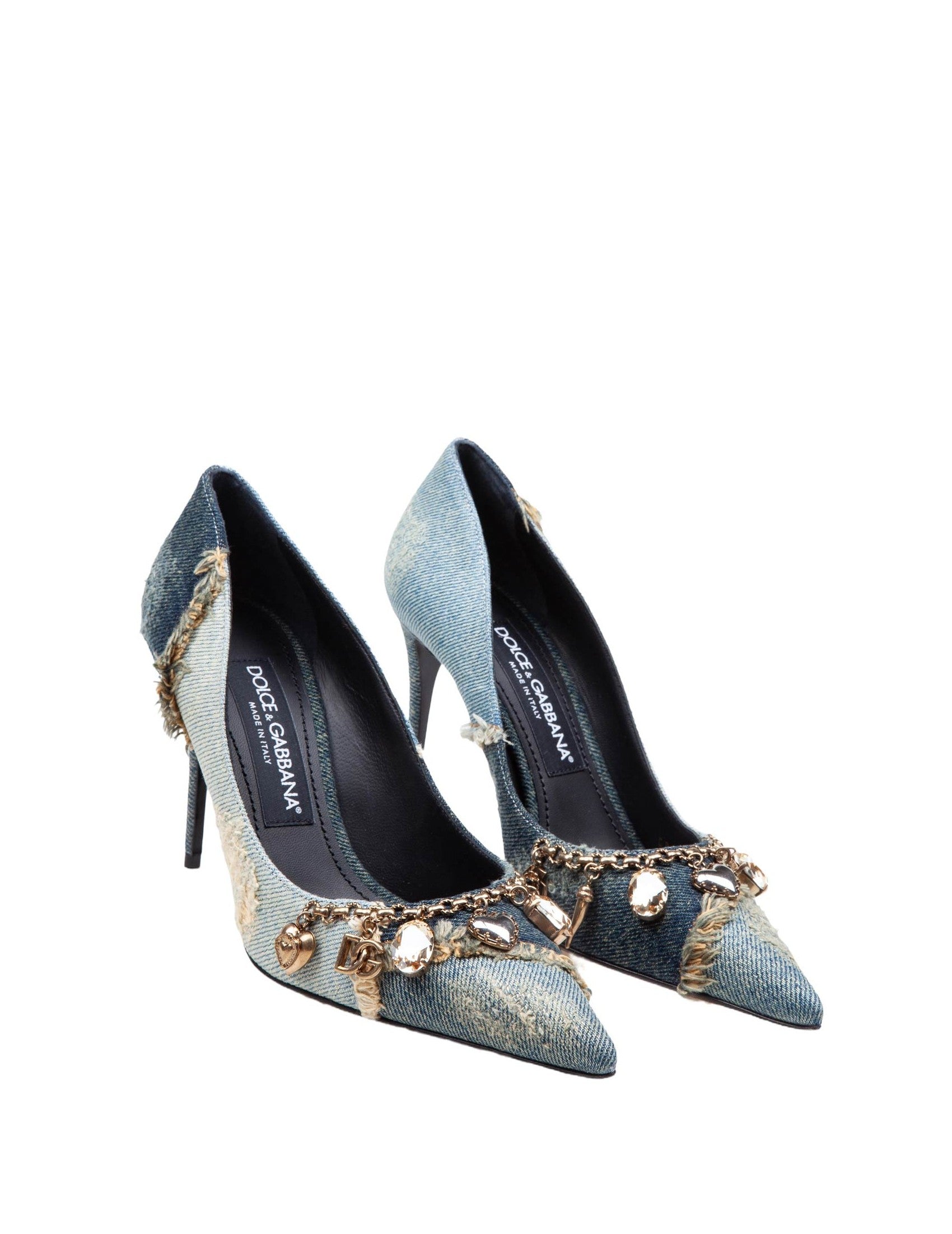 DOLCE & GABBANA-OUTLET-SALE-Pumps BLAU-ARCHIVIST