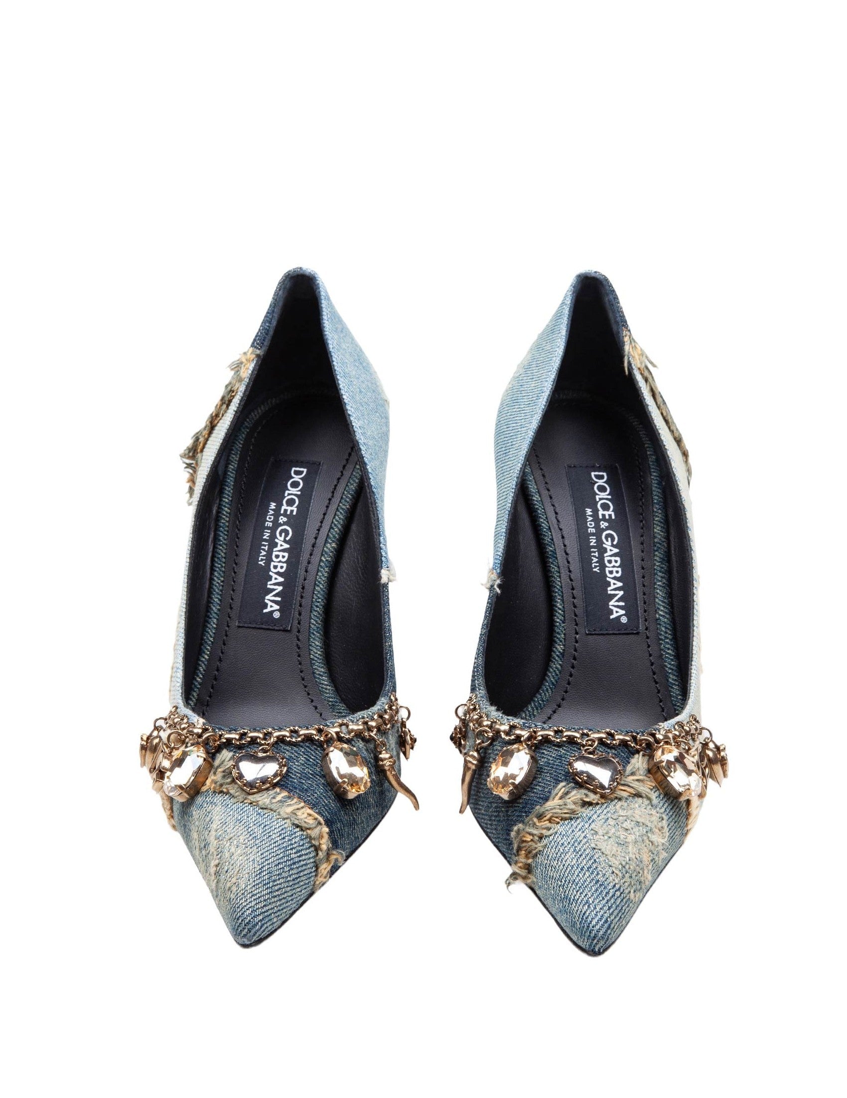 DOLCE & GABBANA-OUTLET-SALE-Pumps BLAU-ARCHIVIST