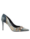 DOLCE & GABBANA-OUTLET-SALE-Pumps BLAU-ARCHIVIST