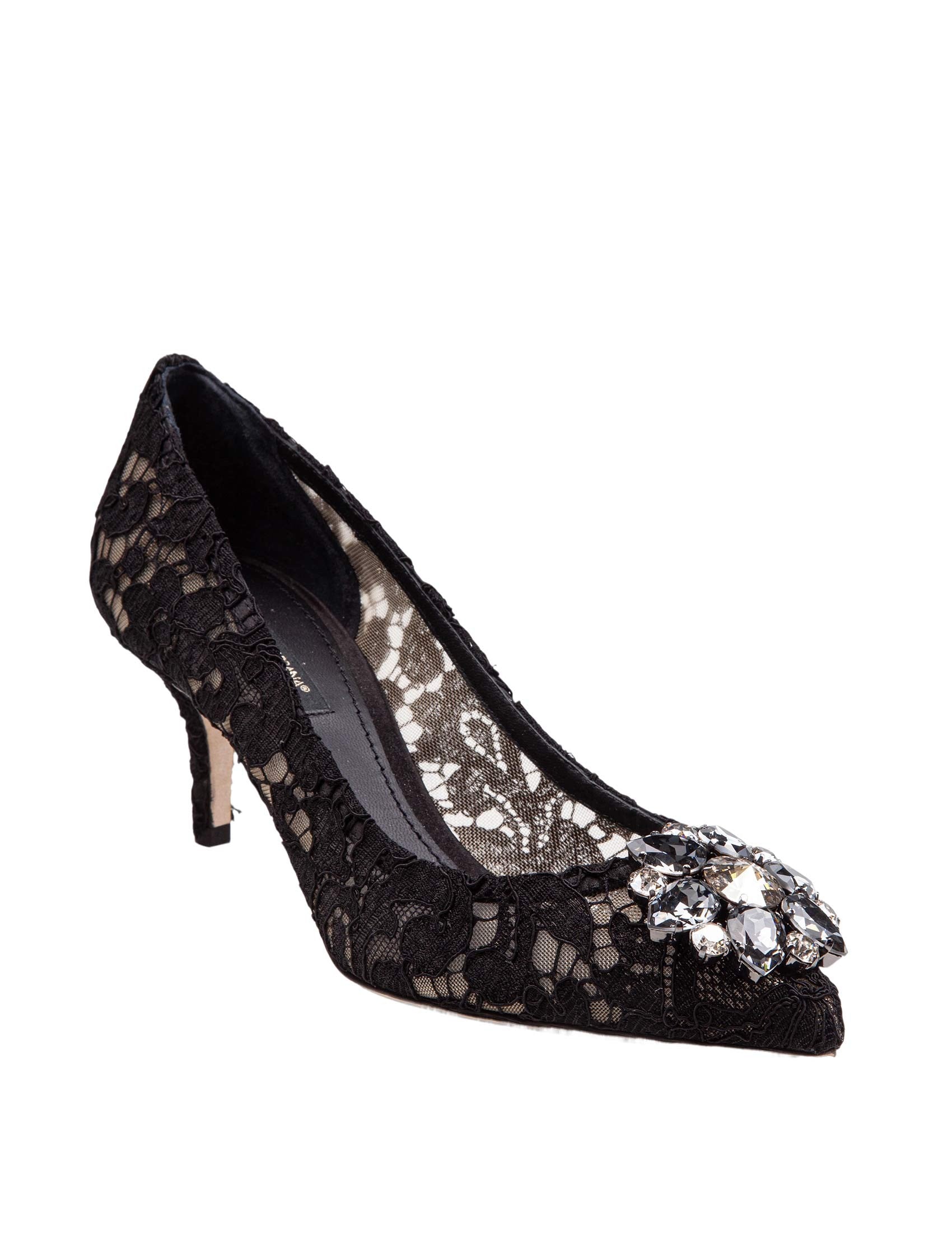 Dolce & Gabbana-OUTLET-SALE-Pumps SCHWARZ-ARCHIVIST