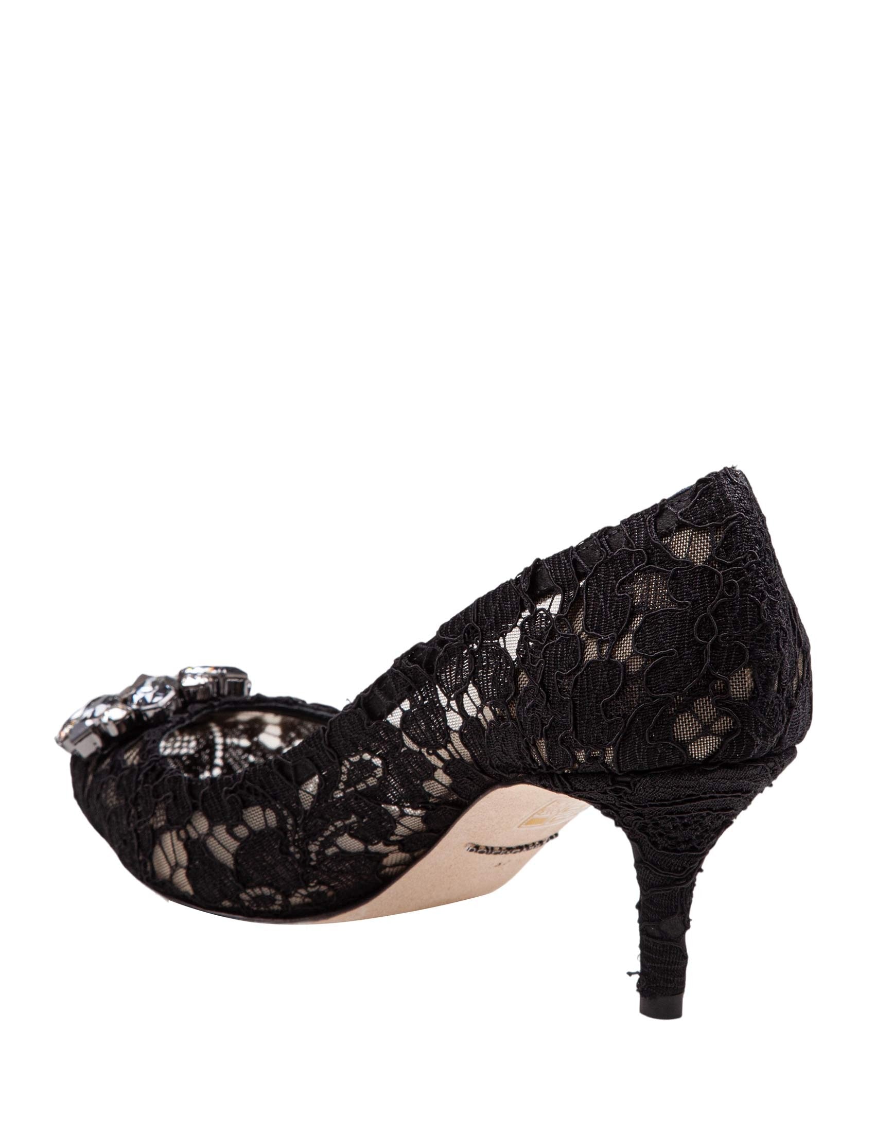 Dolce & Gabbana-OUTLET-SALE-Pumps SCHWARZ-ARCHIVIST