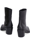 Alexander McQueen-OUTLET-SALE-Punk leather ankle boots-ARCHIVIST