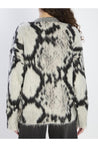 The Attico-OUTLET-SALE-Python-print sweater-ARCHIVIST