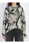 The Attico-OUTLET-SALE-Python-print sweater-ARCHIVIST