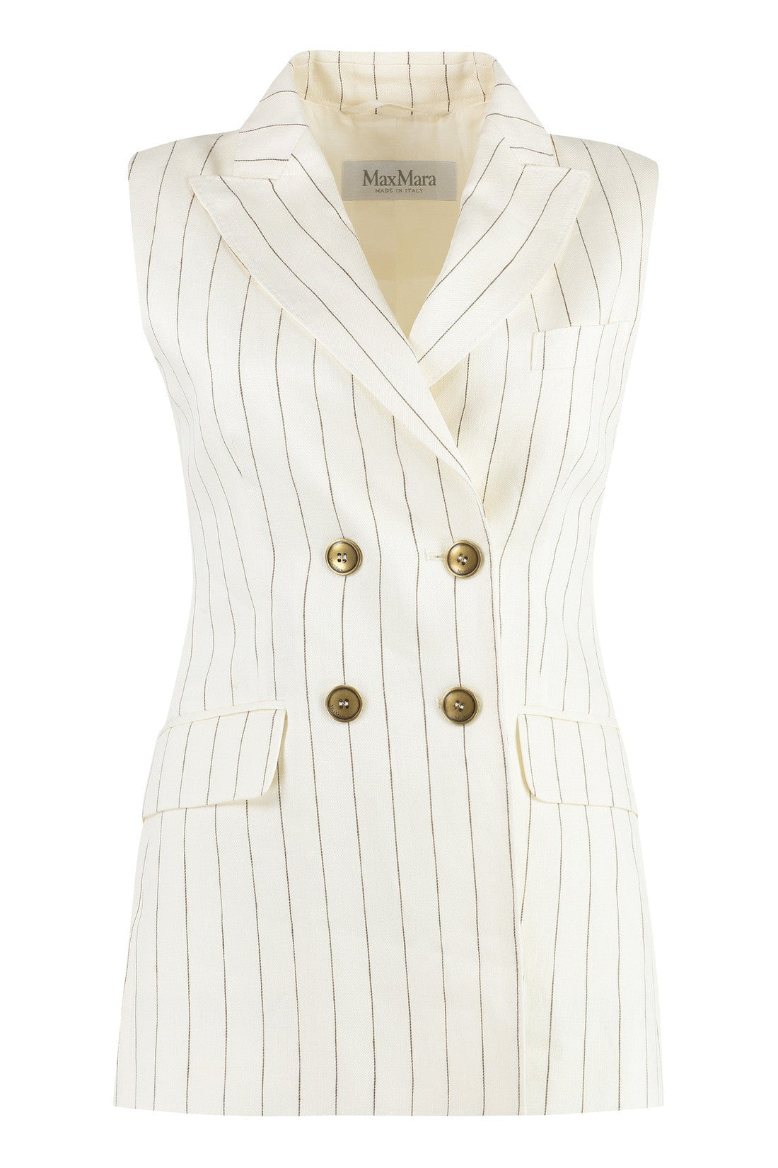 Max Mara-OUTLET-SALE-Quebec double-breasted waistcoat-ARCHIVIST
