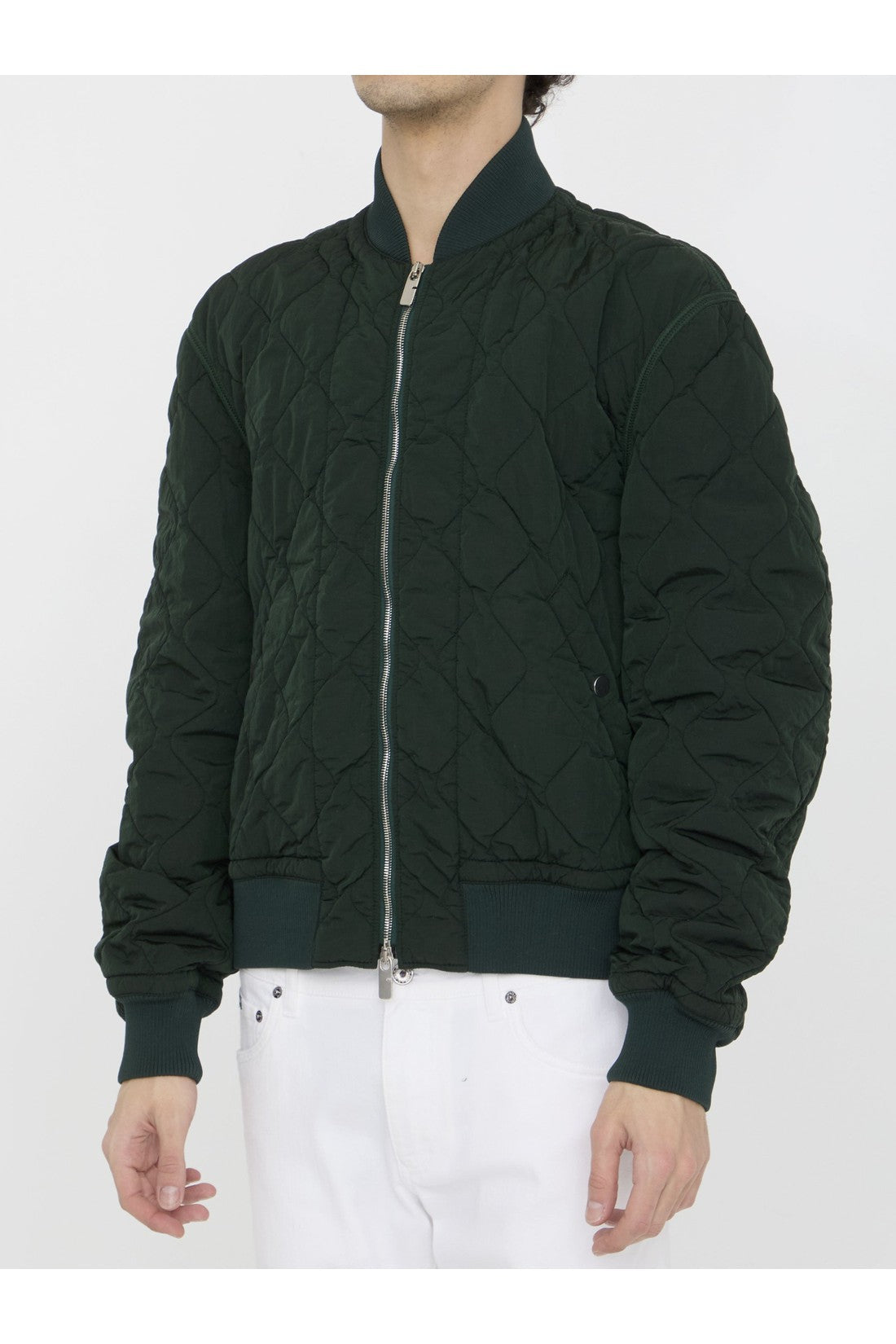 BURBERRY-OUTLET-SALE-Quilted nylon bomber jacket-ARCHIVIST