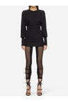 THE ATTICO-OUTLET-SALE-Quinn black mini dress-ARCHIVIST