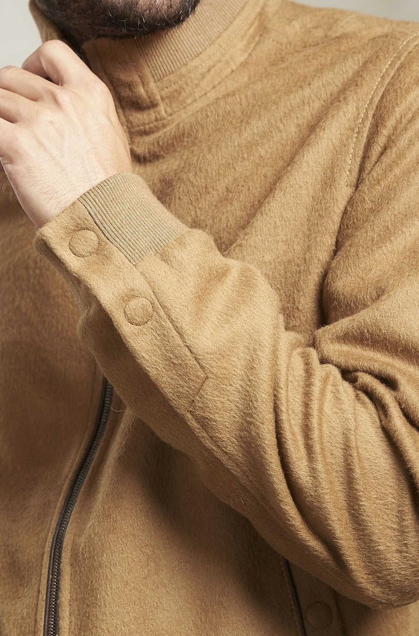 Verdancia-KUNA | Bomberjacke NADRIAN aus Alpaka-Wolle – Essentials für Herren-Jacke-Black-Deal-Outlet-by-ARCHIVIST