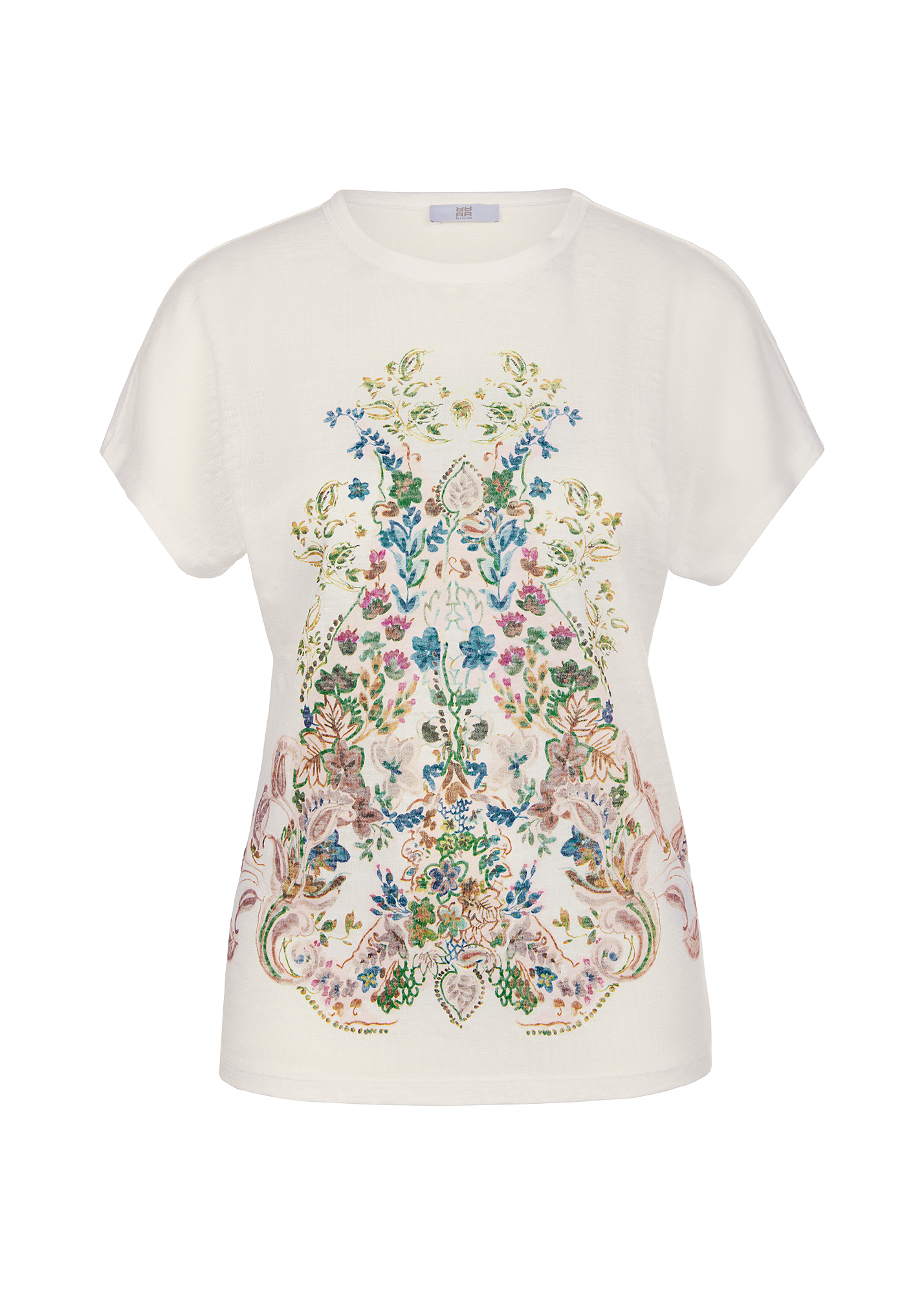 RIANI-outlet-sale-Jersey mit floralem Dessin-Shirts-ARCHIVIST