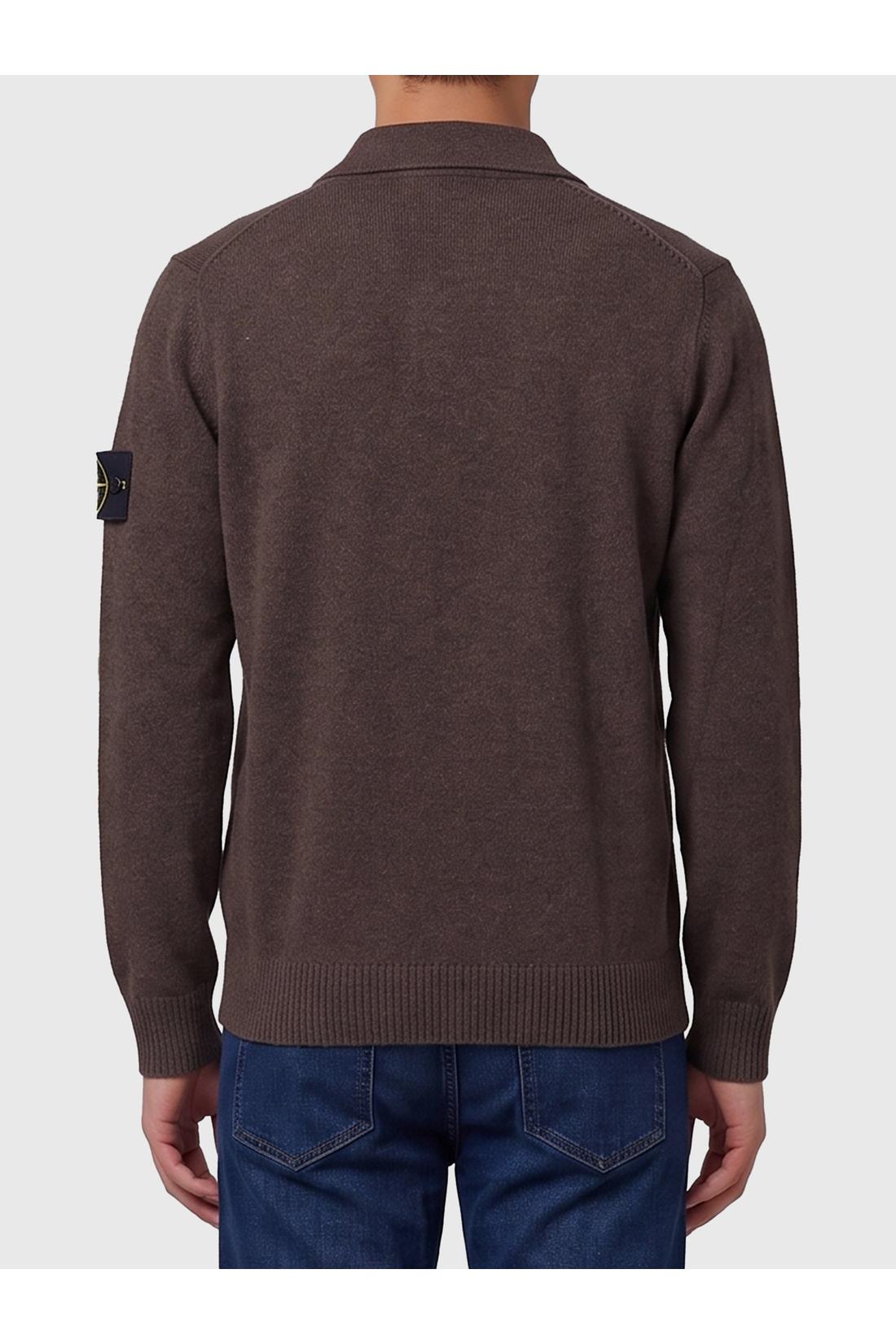 Stone Island-OUTLET-SALE-RWS virgin wool polo shirt-ARCHIVIST