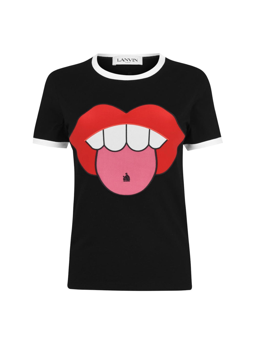 Lanvin-OUTLET-SALE-Lips Logo T-Shirt-ARCHIVIST