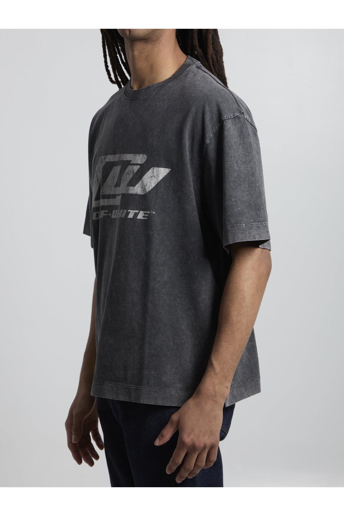 Off White-OUTLET-SALE-Racing Skate T-shirt-ARCHIVIST