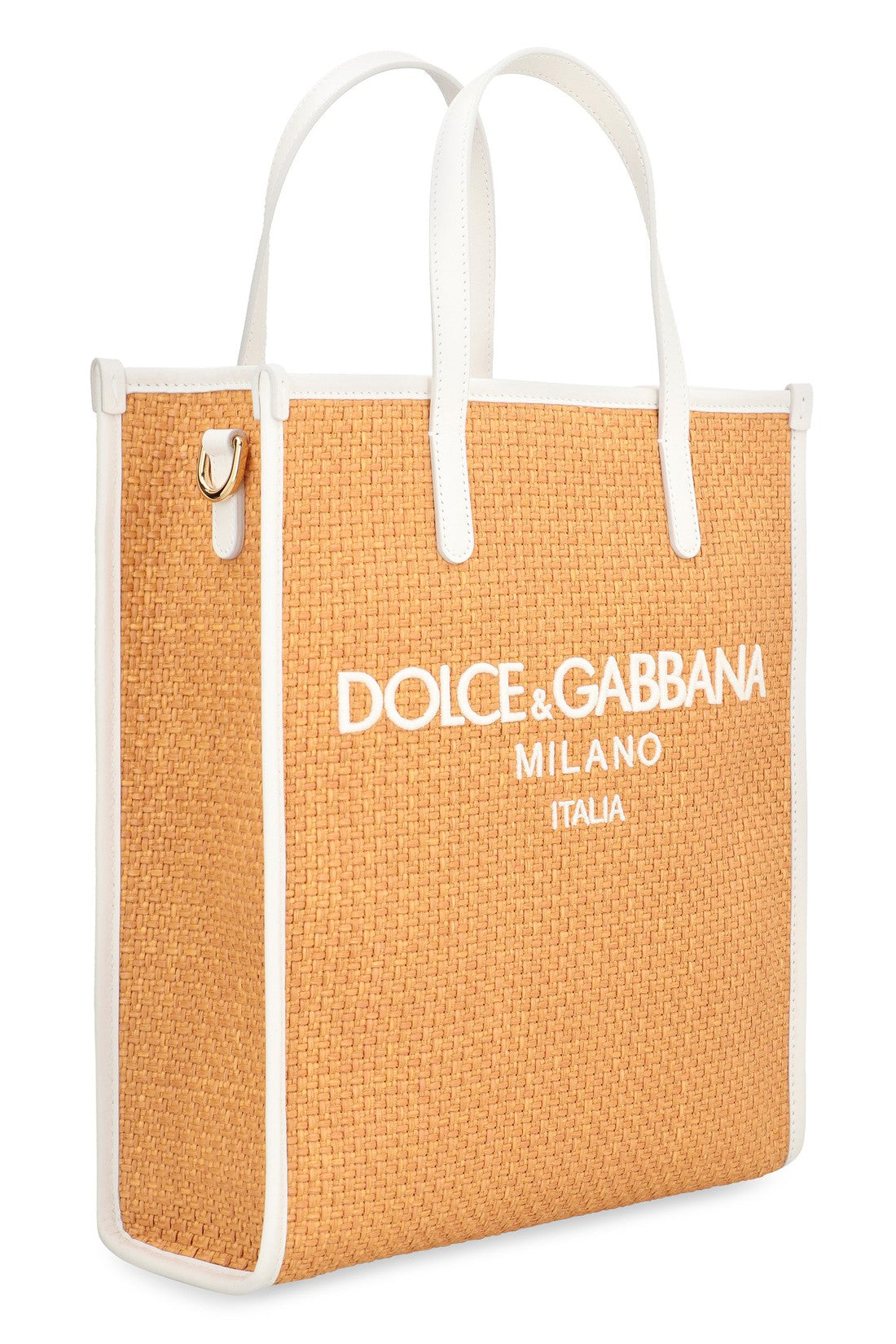 Dolce & Gabbana-OUTLET-SALE-Raffia tote bag-ARCHIVIST
