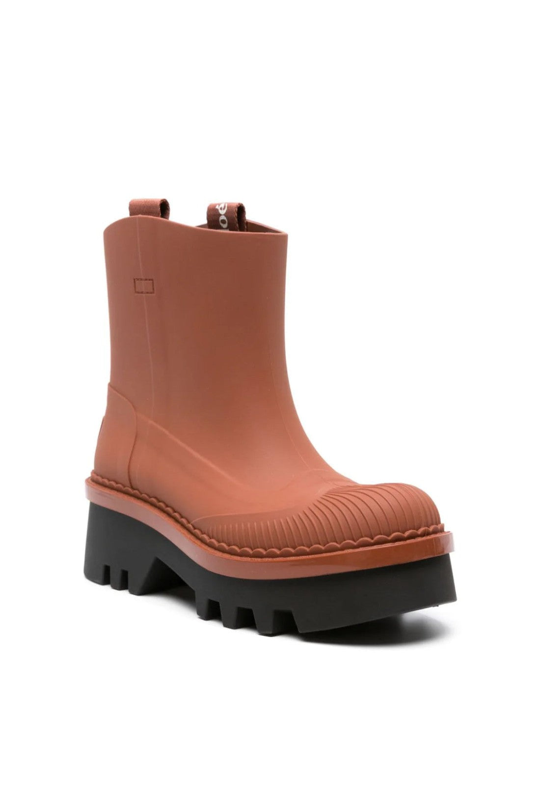 ChloÃ©-OUTLET-SALE-Raina Chestnut Rain Boots-ARCHIVIST