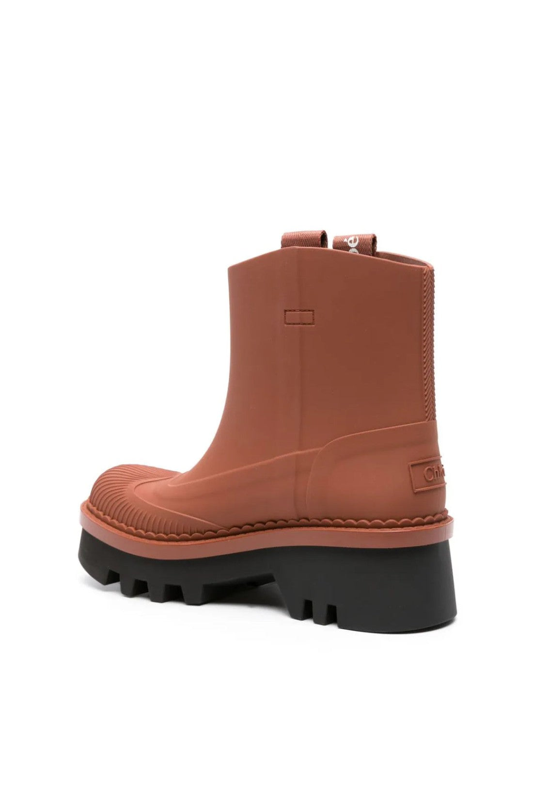 ChloÃ©-OUTLET-SALE-Raina Chestnut Rain Boots-ARCHIVIST