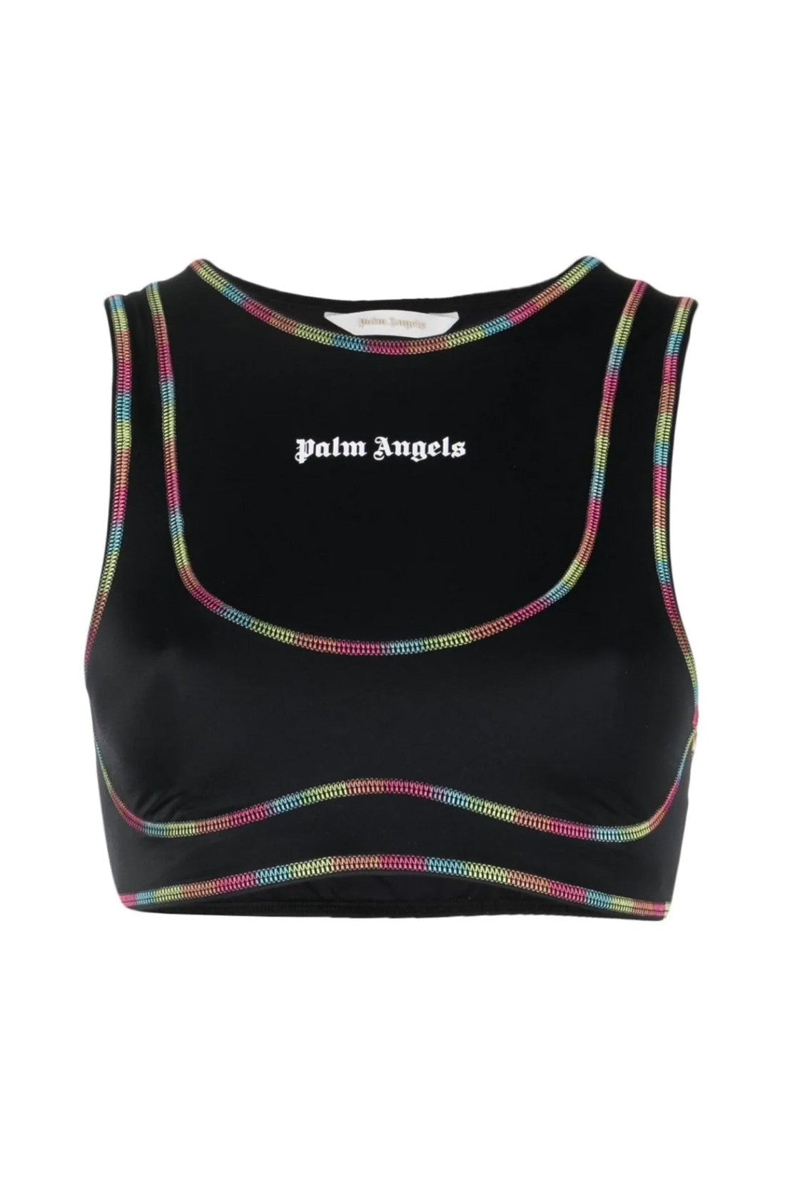 Palm Angels-OUTLET-SALE-Rainbow Miami Logo Training Top-ARCHIVIST