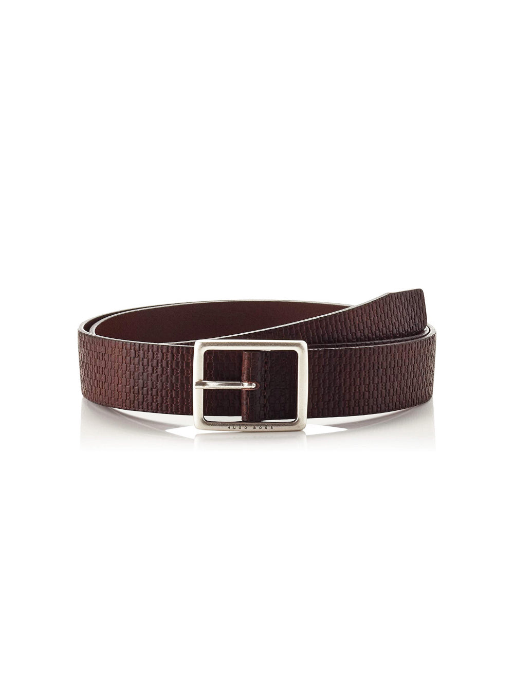 Hugo Boss-OUTLET-SALE-Ralf Monogram Leather Belt-ARCHIVIST