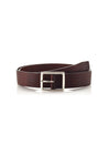 Hugo Boss-OUTLET-SALE-Ralf Monogram Leather Belt-ARCHIVIST