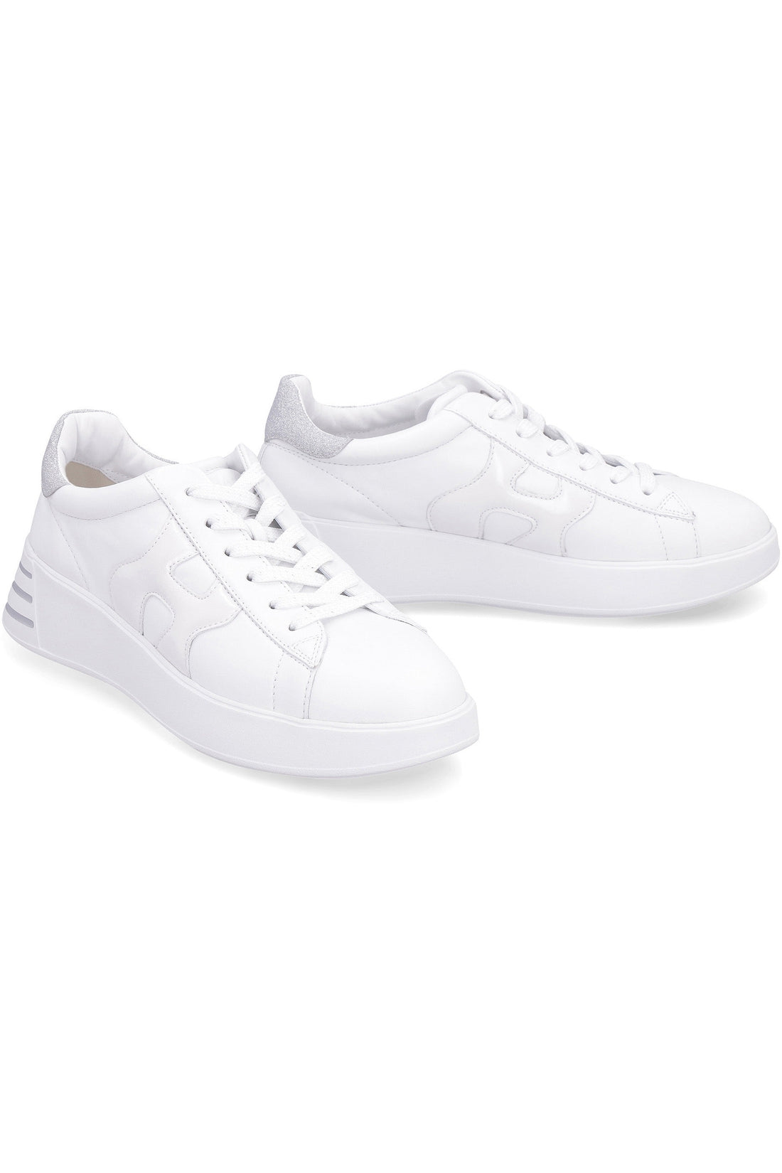 Hogan-OUTLET-SALE-Rebel leather low-top sneakers-ARCHIVIST