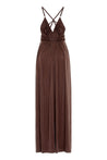 Elisabetta Franchi-OUTLET-SALE-Red Carpet jersey dress-ARCHIVIST