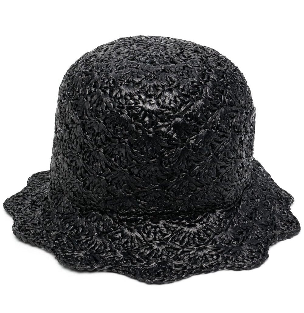 Red Valentino-OUTLET-SALE-Red Valentino Woven Bucket Hat-ARCHIVIST