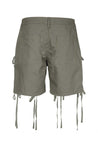 Cotton cargo bermuda shorts