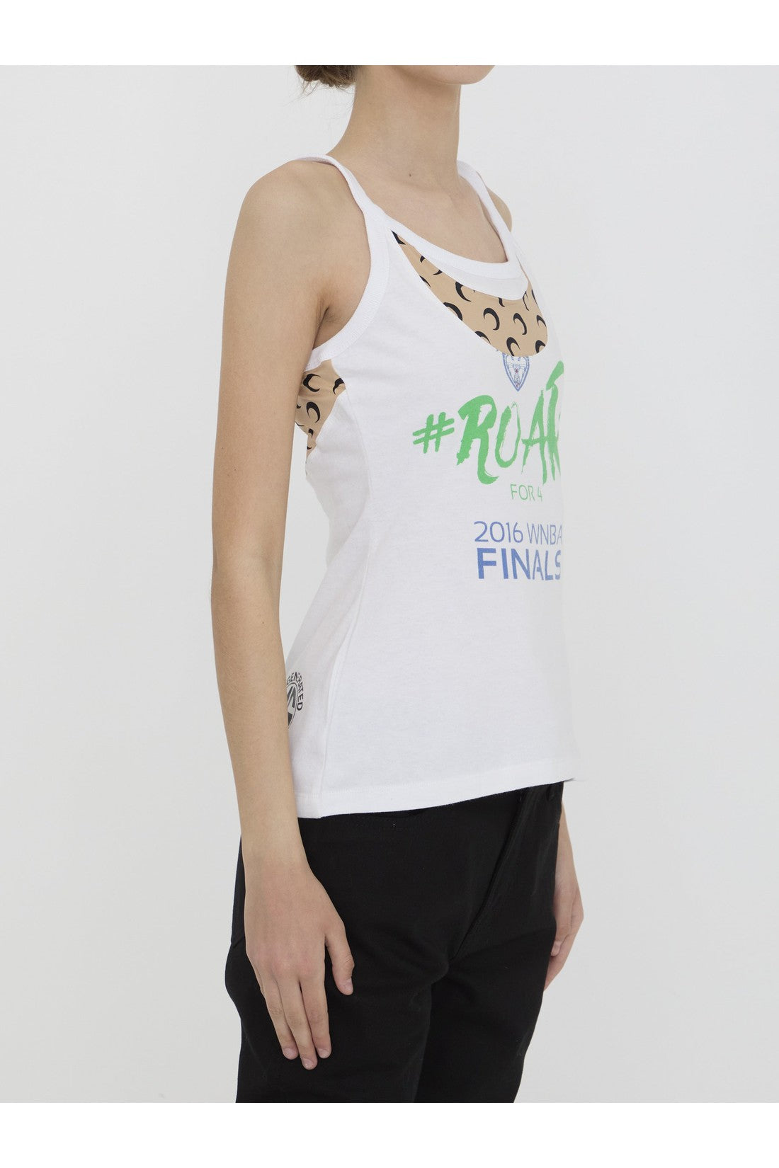 MARINE SERRE-OUTLET-SALE-Regenerated graphic tank top-ARCHIVIST