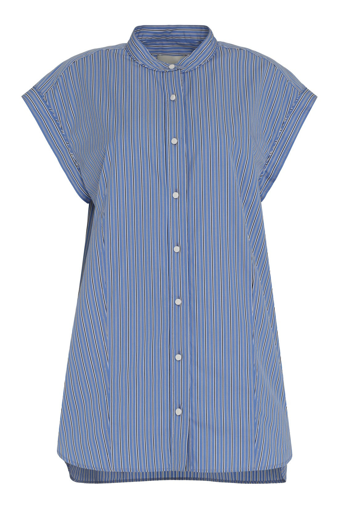 Isabel Marant-OUTLET-SALE-Reggy striped cotton shirt-ARCHIVIST