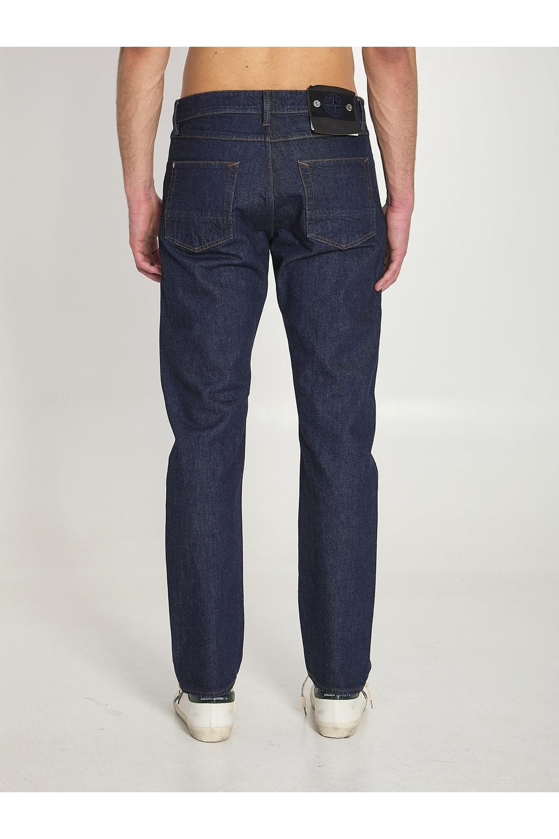 Stone Island-OUTLET-SALE-Regular denim pants-ARCHIVIST