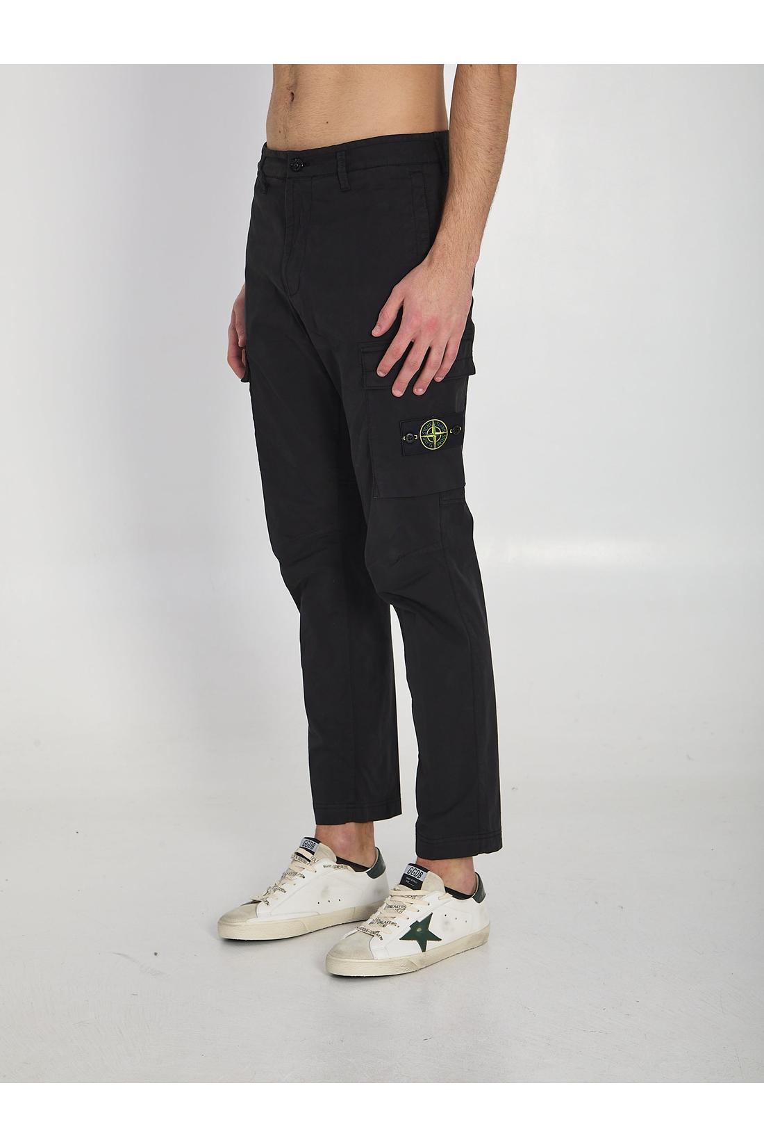 Stone island-OUTLET-SALE-Regular tapered cargo pants-ARCHIVIST