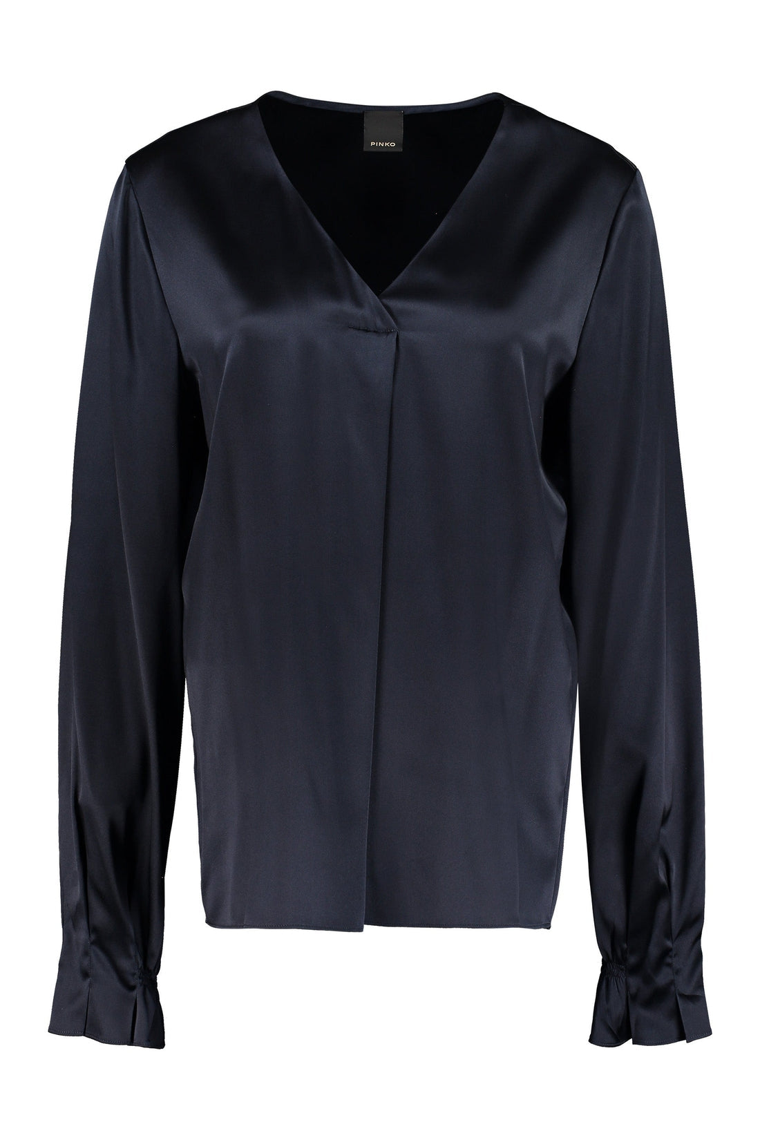 Pinko-OUTLET-SALE-Renzo silk stretch satin blouse-ARCHIVIST