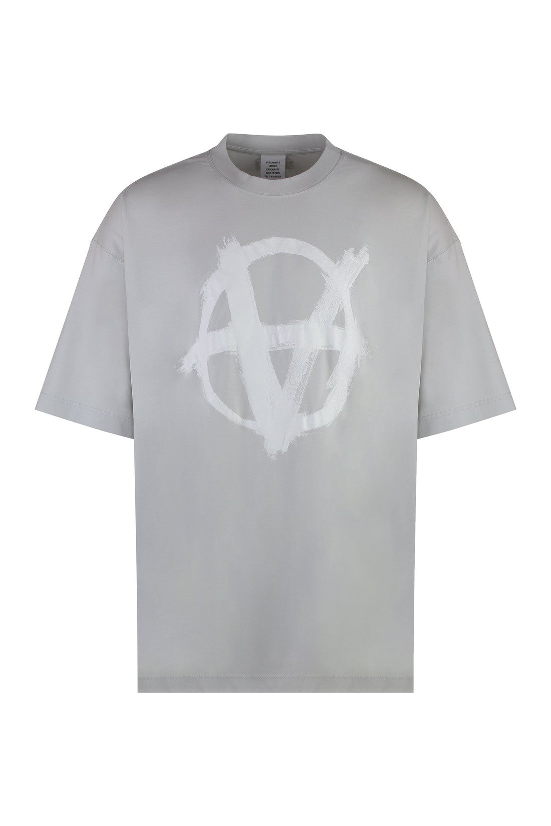 Vetements-OUTLET-SALE-Reverse Anarchy cotton T-shirt-ARCHIVIST