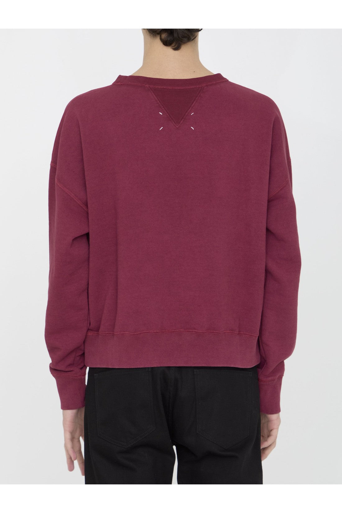 MAISON MARGIELA-OUTLET-SALE-Reverse logo sweatshirt-ARCHIVIST