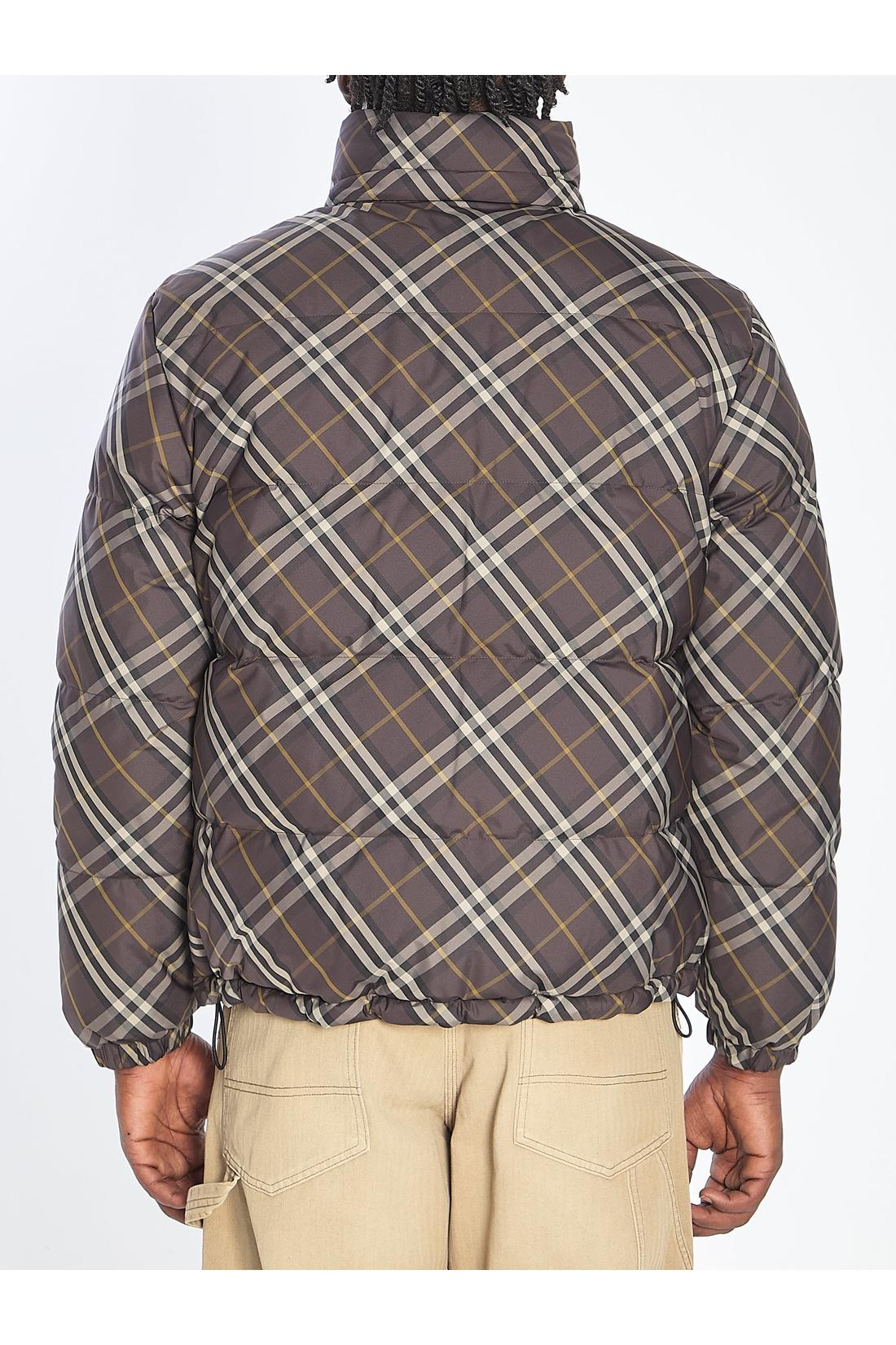 Burberry-OUTLET-SALE-Reversible Check puffer jacket-ARCHIVIST