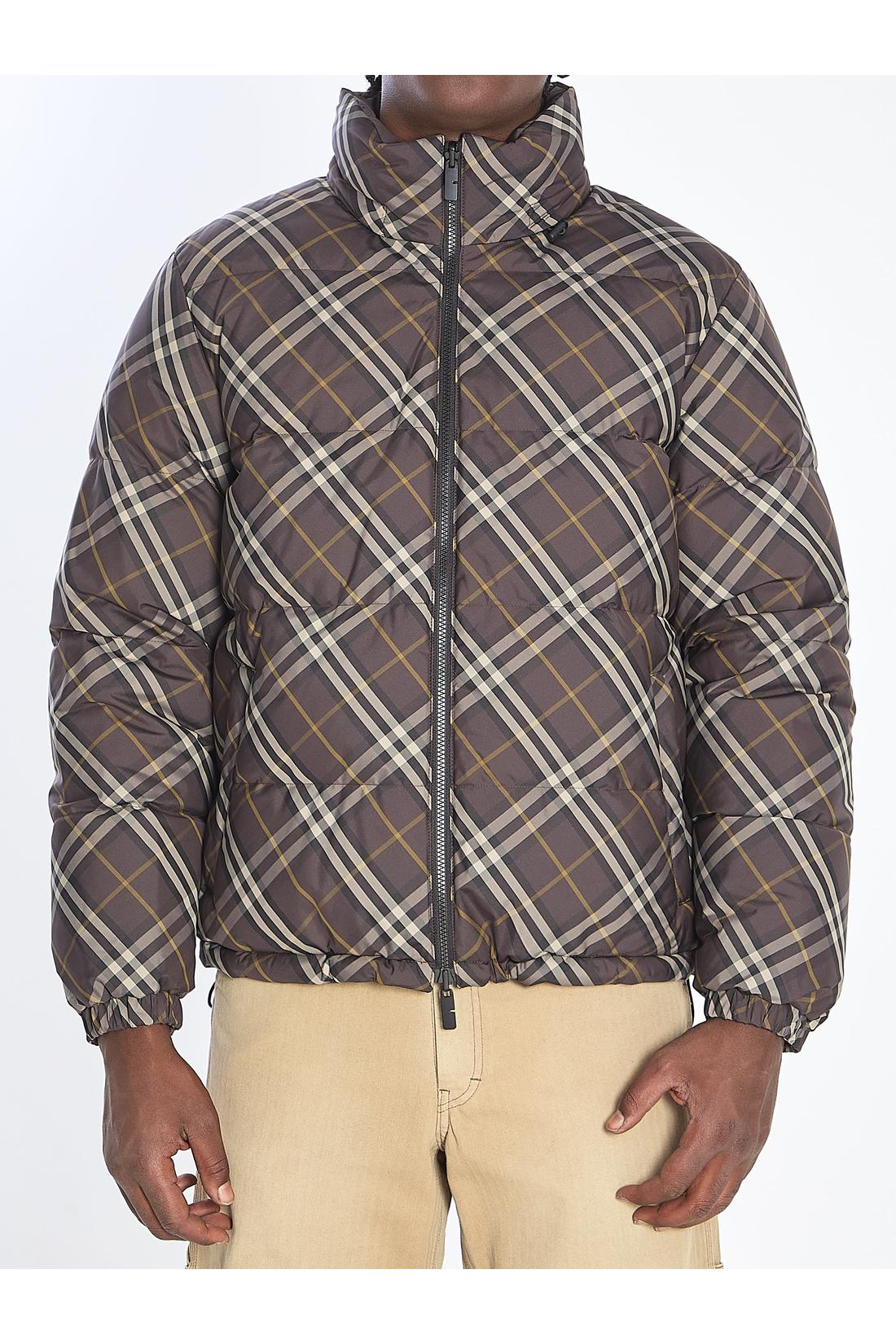 Burberry-OUTLET-SALE-Reversible Check puffer jacket-ARCHIVIST