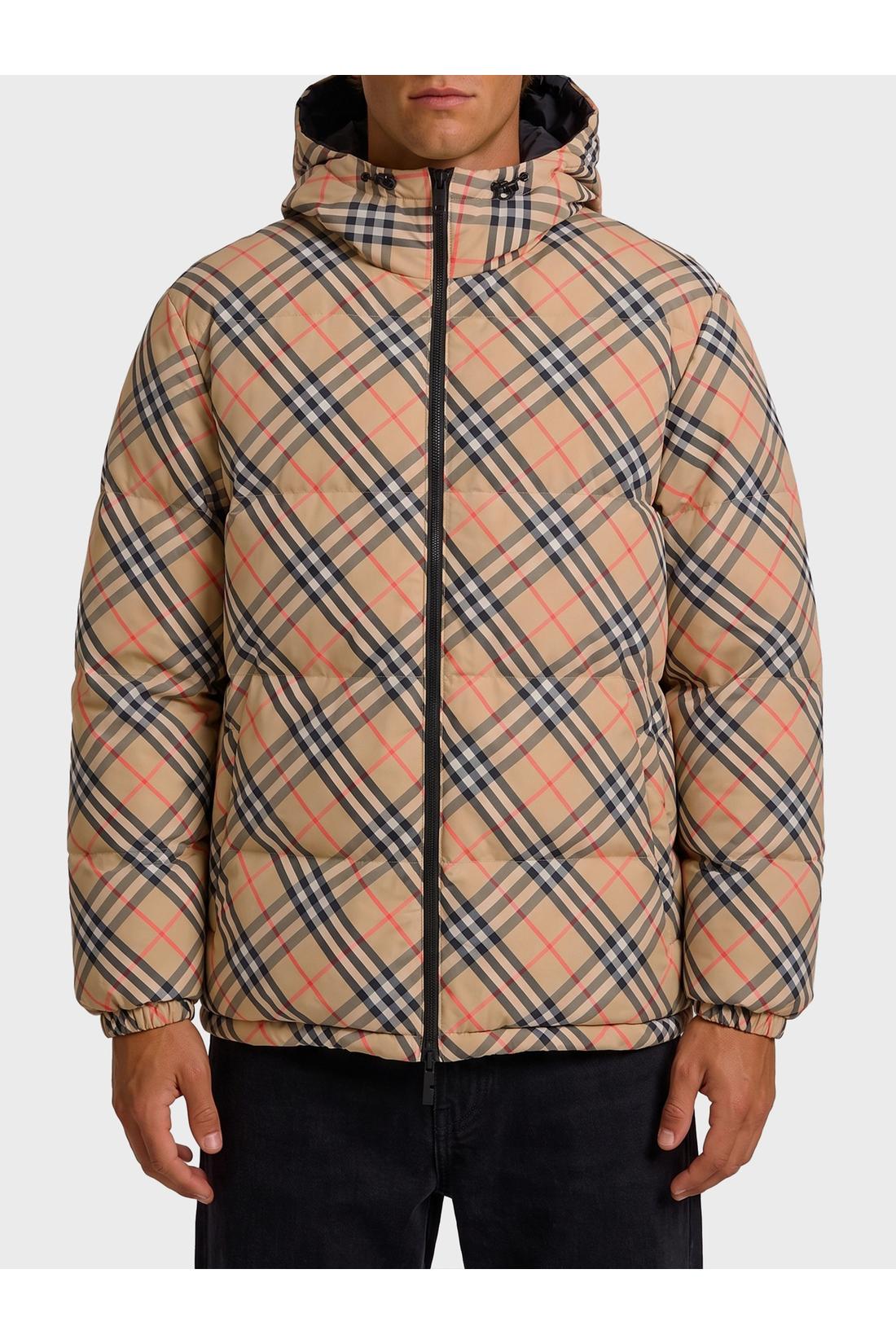 Burberry-OUTLET-SALE-Reversible Snowdonia Check down jacket-ARCHIVIST