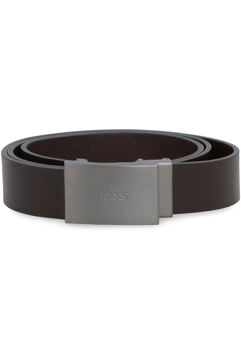 BOSS-OUTLET-SALE-Reversible leather belt-ARCHIVIST
