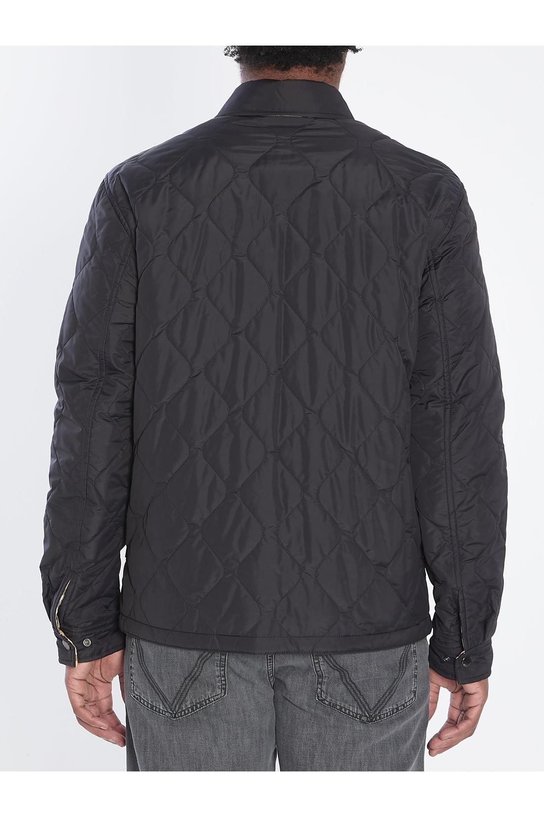 Burberry-OUTLET-SALE-Reversible overshirt in quilted nylon-ARCHIVIST