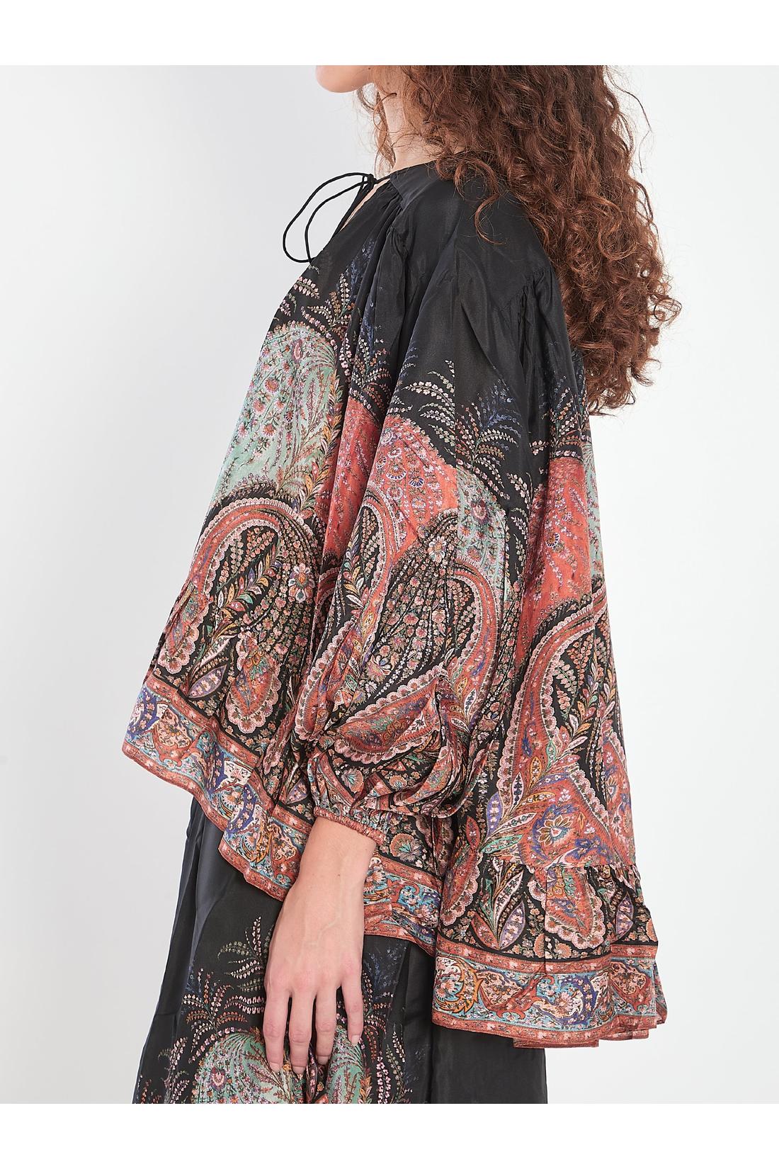 Zimmermann-OUTLET-SALE-Rhiannon Ruffle Blouse-ARCHIVIST