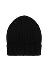 Dolce & Gabbana-OUTLET-SALE-Ribbed Wool/Cashmere Beanie-ARCHIVIST