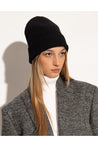 Dolce & Gabbana-OUTLET-SALE-Ribbed Wool/Cashmere Beanie-ARCHIVIST