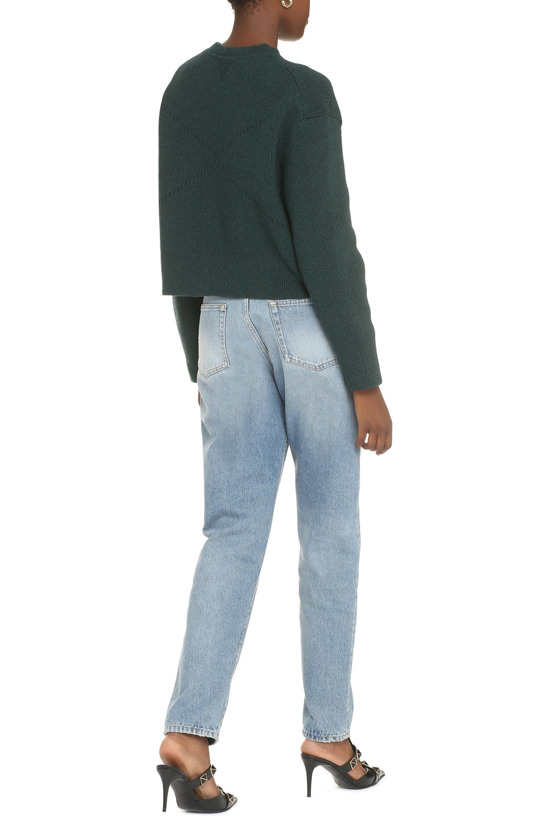 Bottega Veneta-OUTLET-SALE-Ribbed cashmere sweater-ARCHIVIST